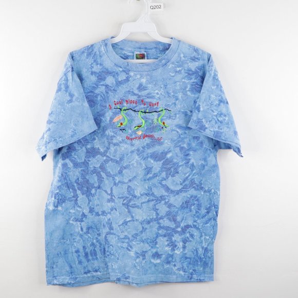 Fruit of the Loom Other - Vintage Lizard Acid Wash Short Sleeve Shirt